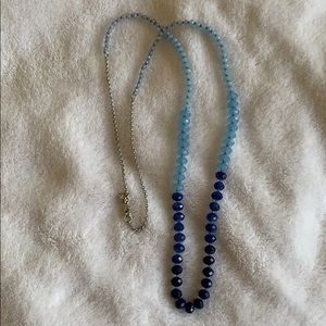 Banana Republic Ombre Blue Necklace